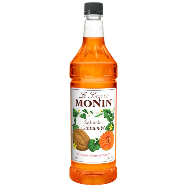 Monin Monin Rock Melon Cantaloupe Syrup 1 Liter Bottle, PK4 M-FR132F - main